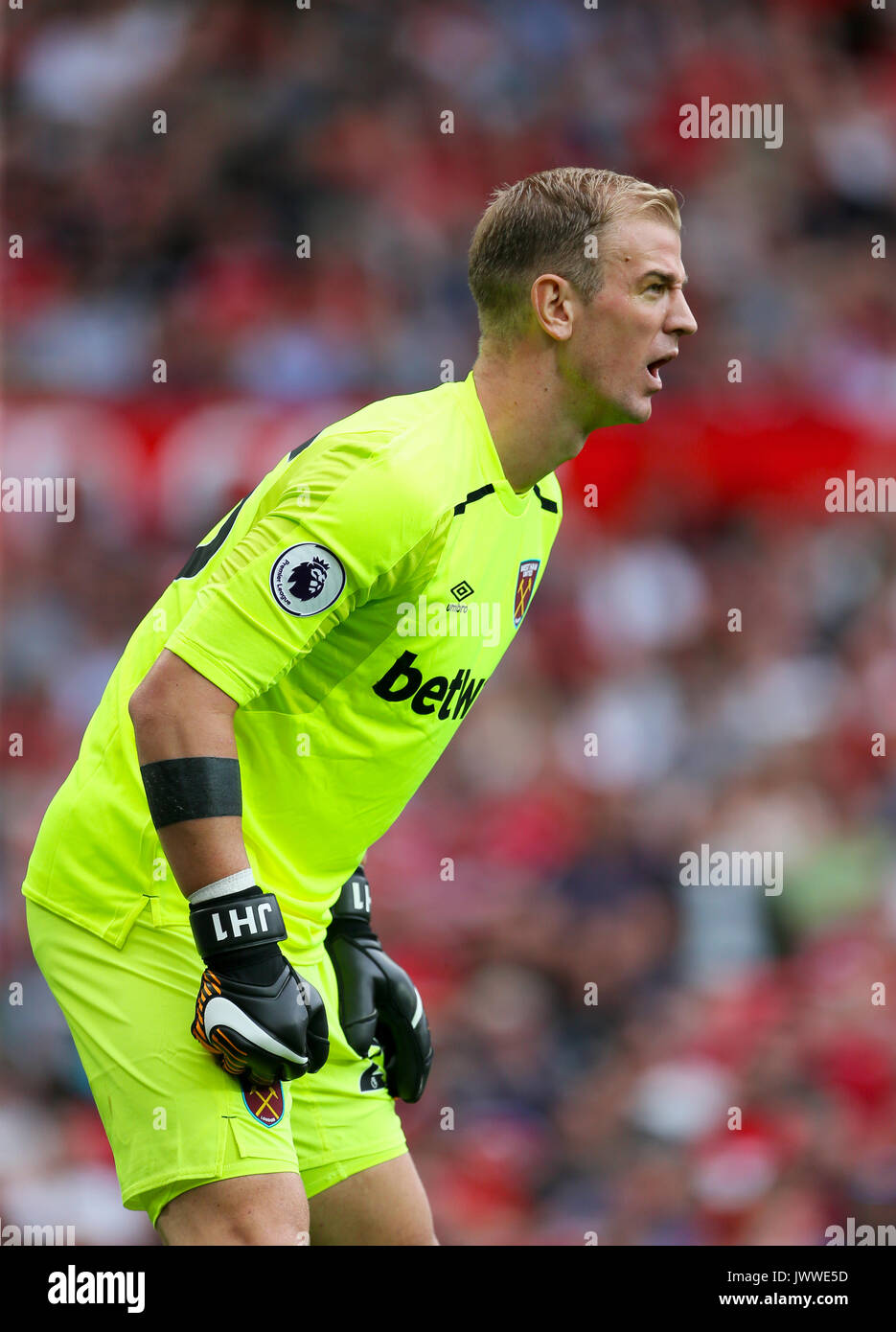 West Ham United goalkeeper Joe Hart during the Premier League match at