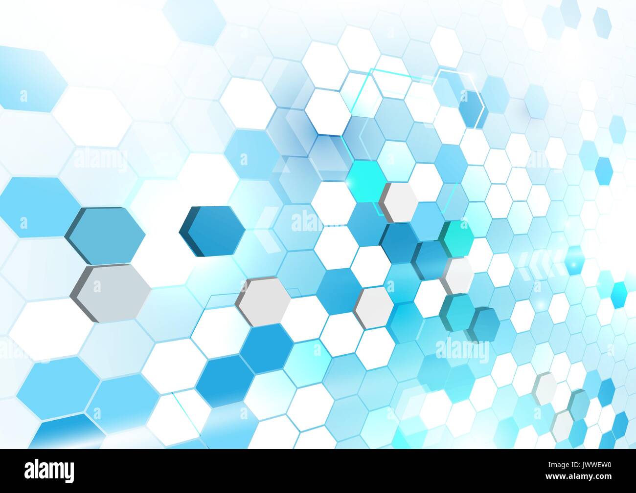Abstract geometric shape technology digital hi tech concept background Stock Vector