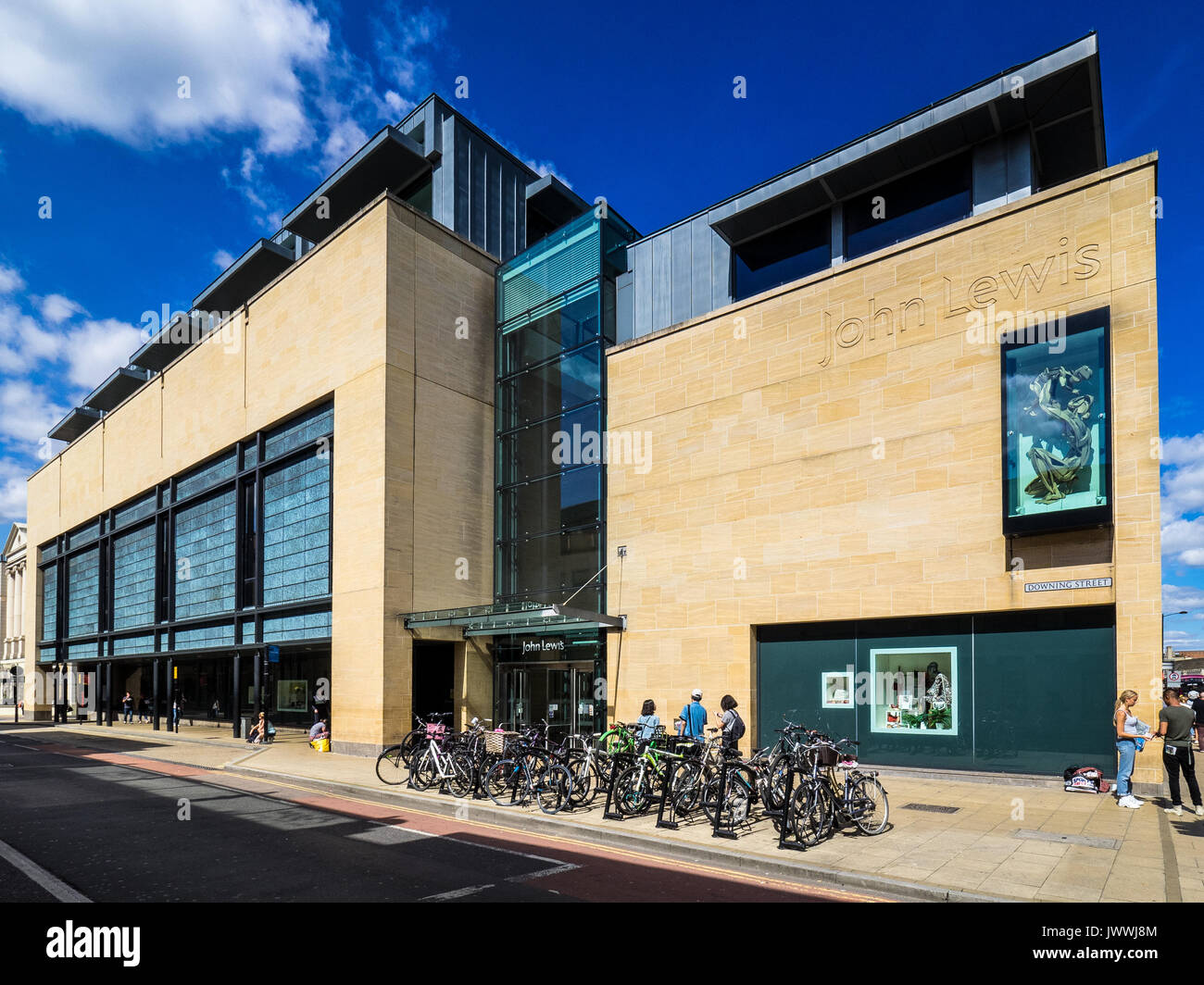 John Lewis department store in Cambridge. The store was rebuilt as part