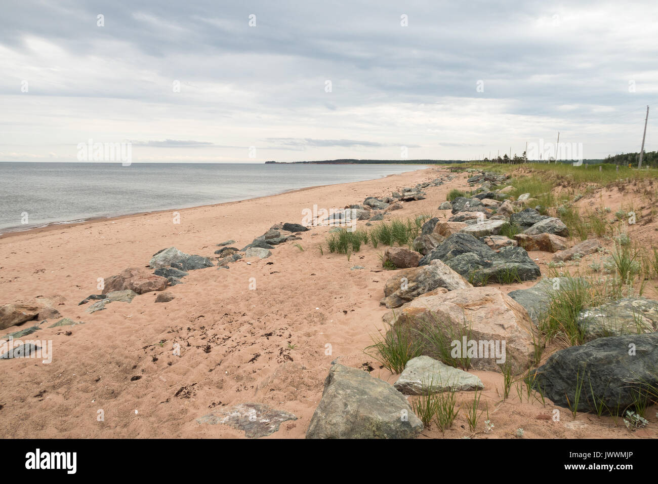 The beach at Panmure Island on Prince Edward Island in Canada Stock Photo Alamy