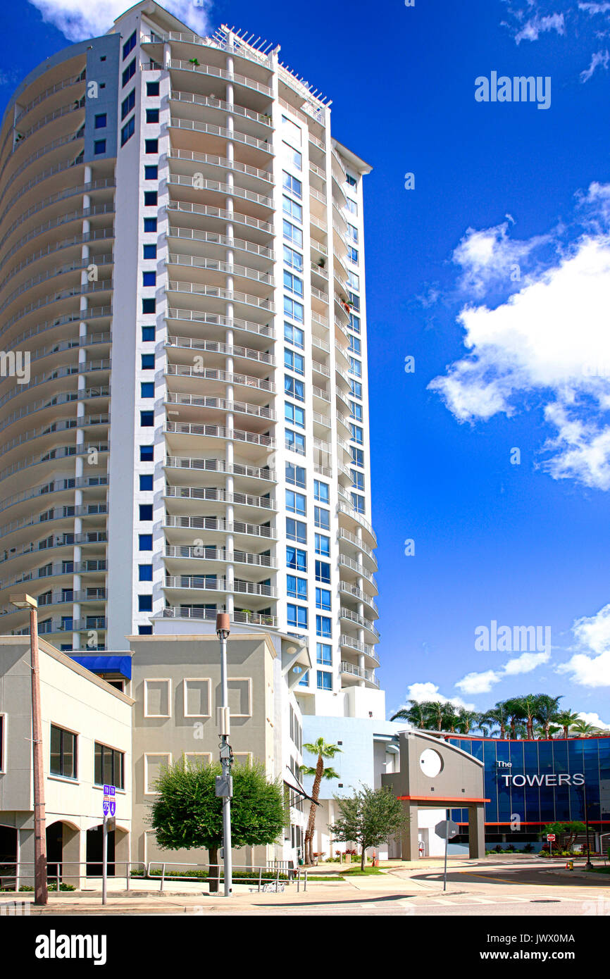 Towers of channelside hi-res stock photography and images - Alamy
