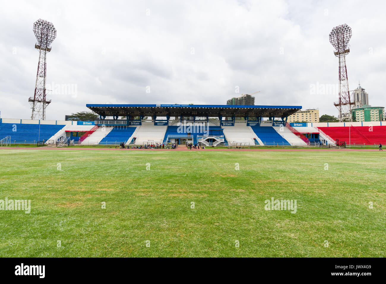 Nyayo Stadium In South Nairobi On An Overcast Day Nairobi Kenya Stock 