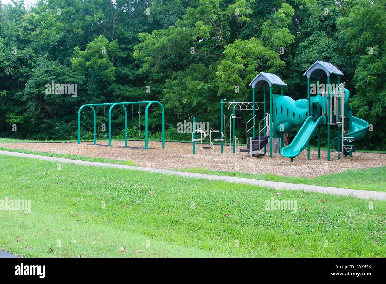 A day in some parks and at Brockville Lake Indiana. Stock Photo