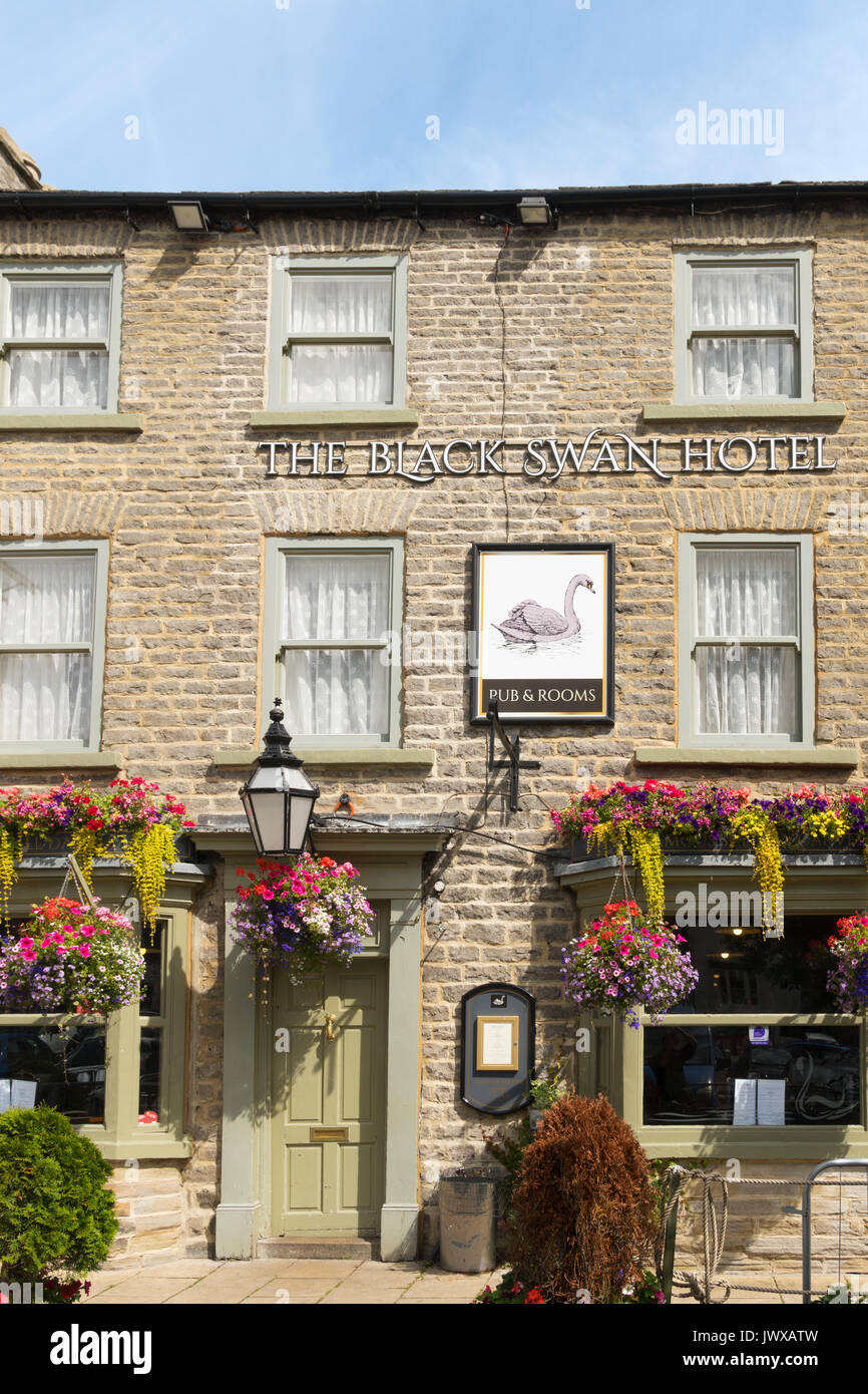 The Black Swan Hotel, Leyburn, Wensleydale, North Yorkshire, England, UK Stock Photo