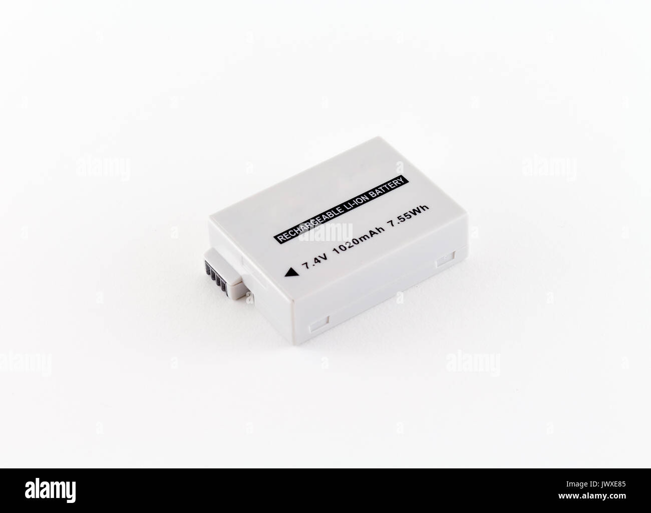 Battery Li-ion Lithium ion Camera battery Stock Photo