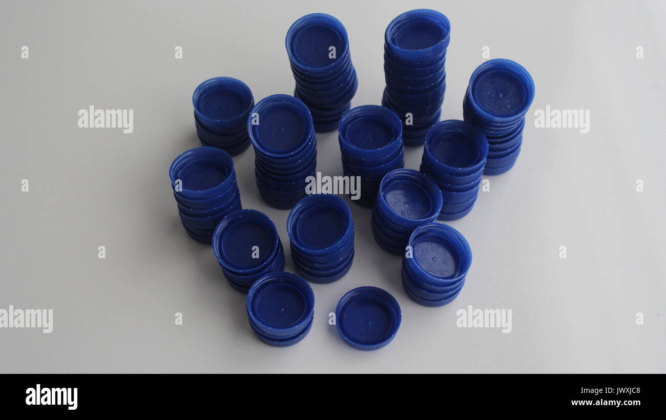 bottle top plastic Stock Photo