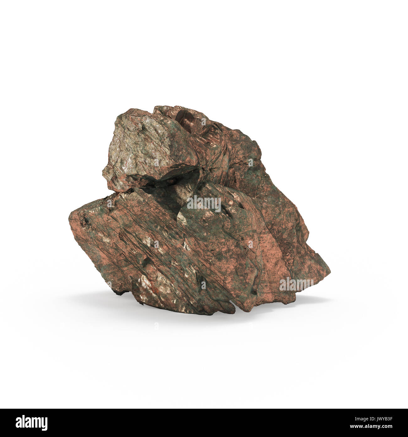 The mineral raw materials 3d rendering, isolated Stock Photo Alamy