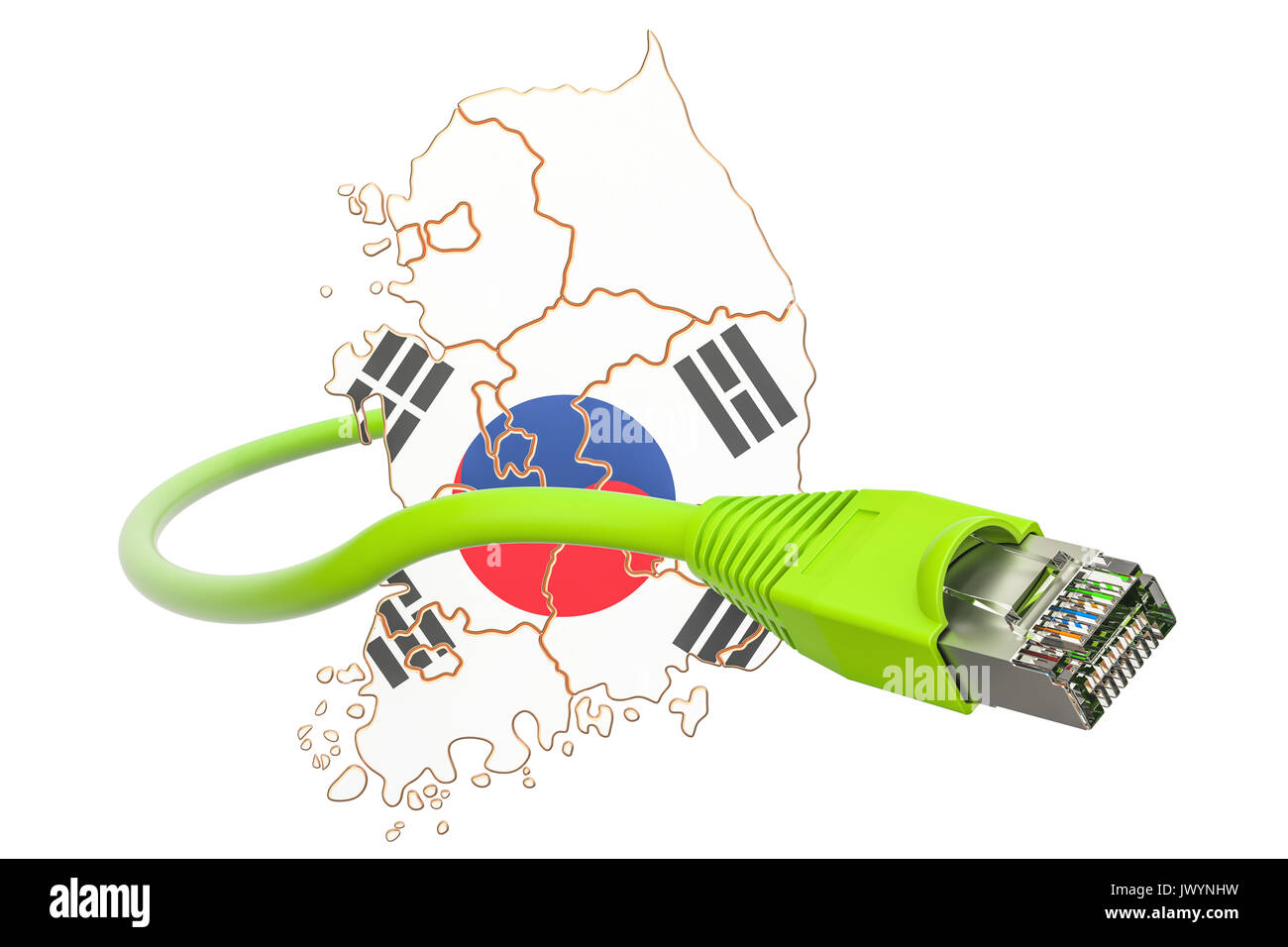 connection in South Korea concept. 3D rendering Stock Photo Alamy