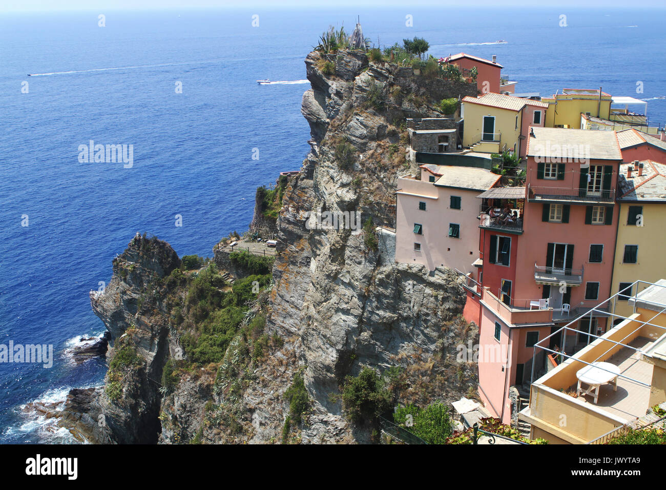 Manarola is the second smallest village of the five that makes out