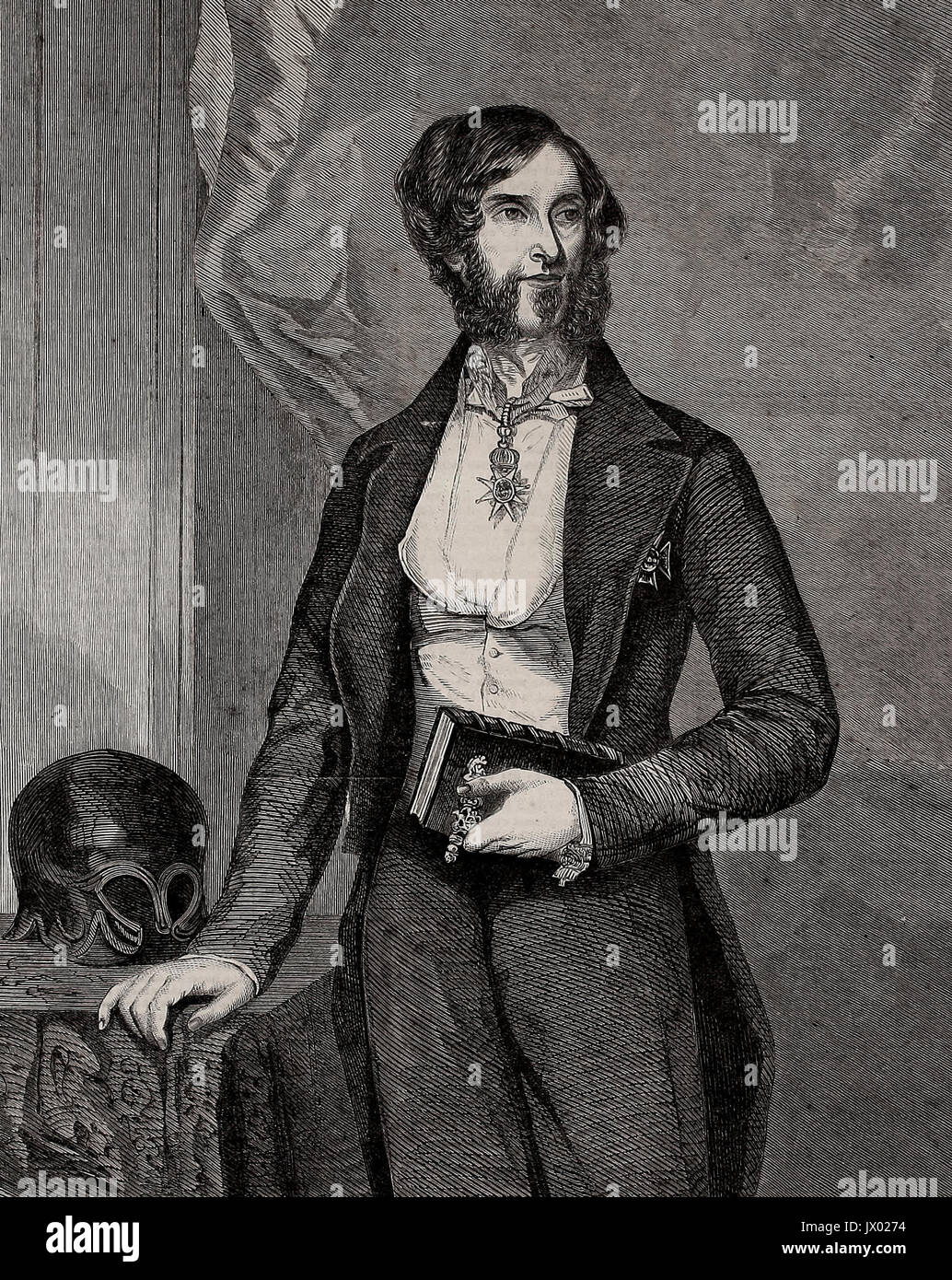 The Late Lord Londesborough - 1860 Stock Photo