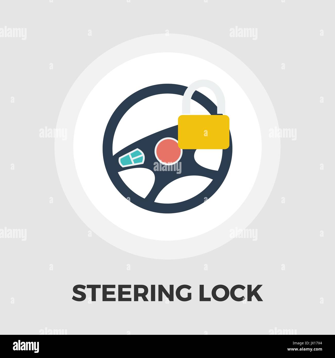 Steering Lock Symbol