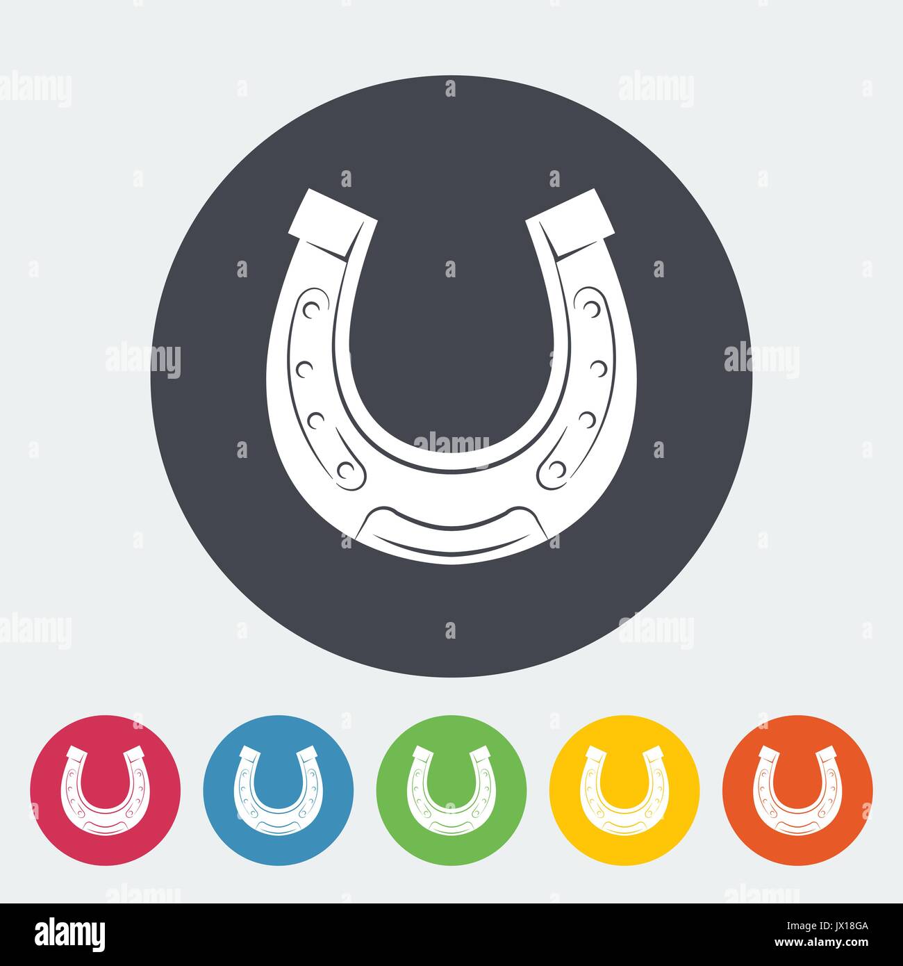 Horse shoe drawing Stock Vector Images Alamy