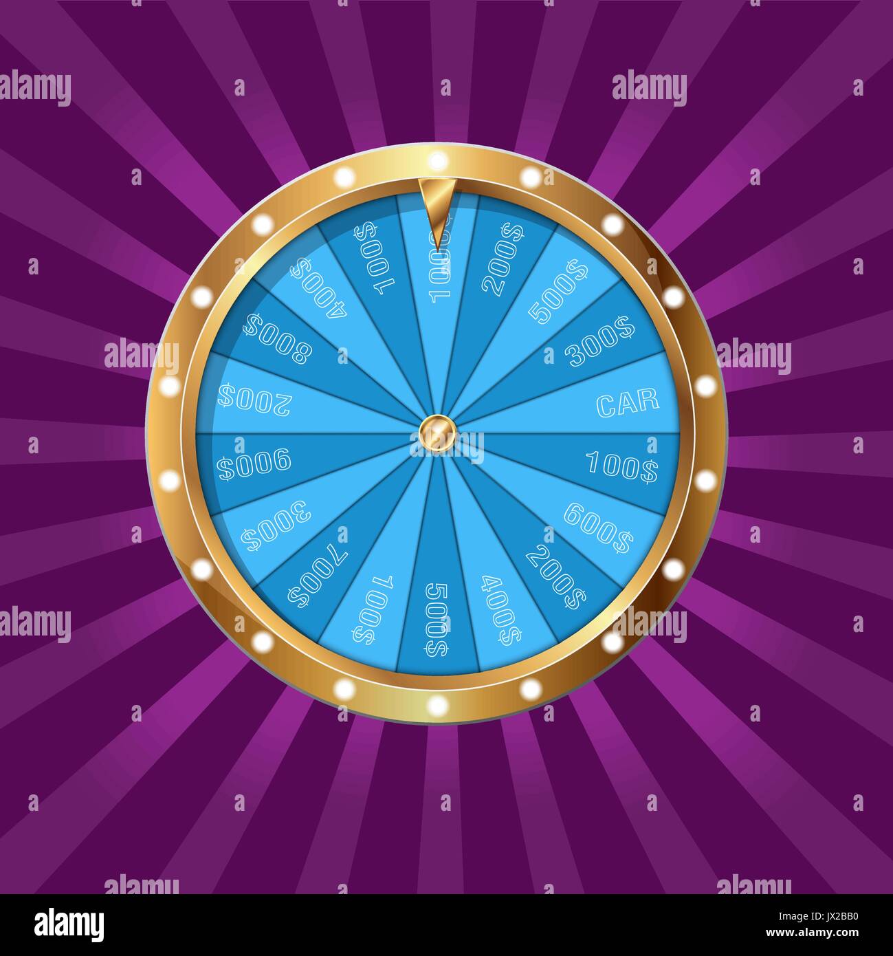 Wheel of fortune isolated Stock Vector Image & Art - Alamy