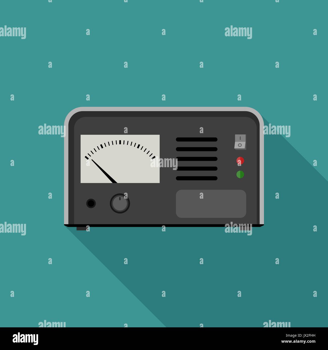Electric tester icon Stock Vector