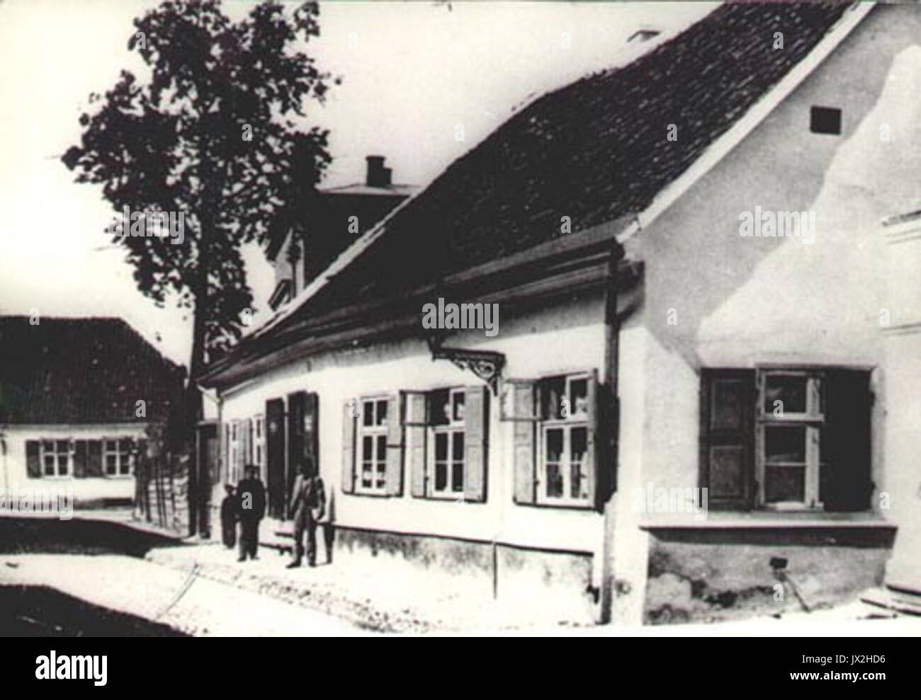 Uppsala House in 19th c Stock Photo Alamy