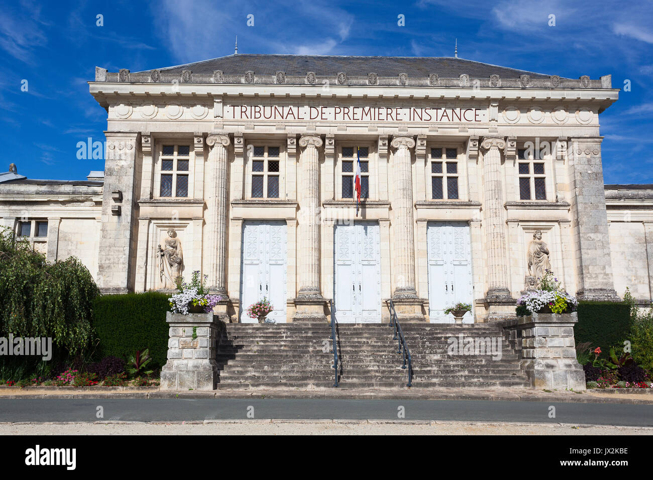 Court of Baugé, Maine-et-Loire, Pays de la Loire, France Stock Photo