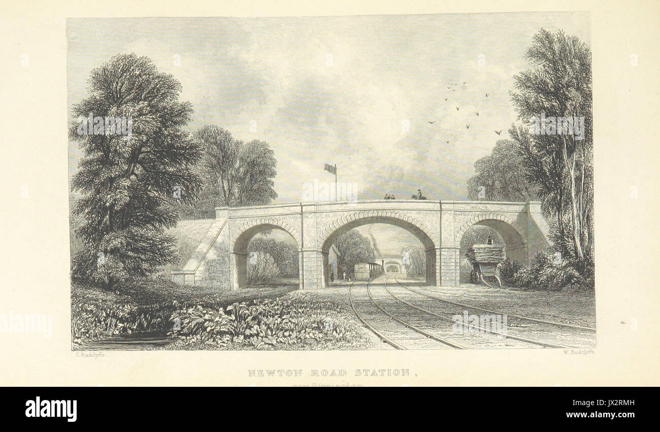 Roscoe GJR(1839) p065   Newton Road Station, near Birmingham Stock Photo