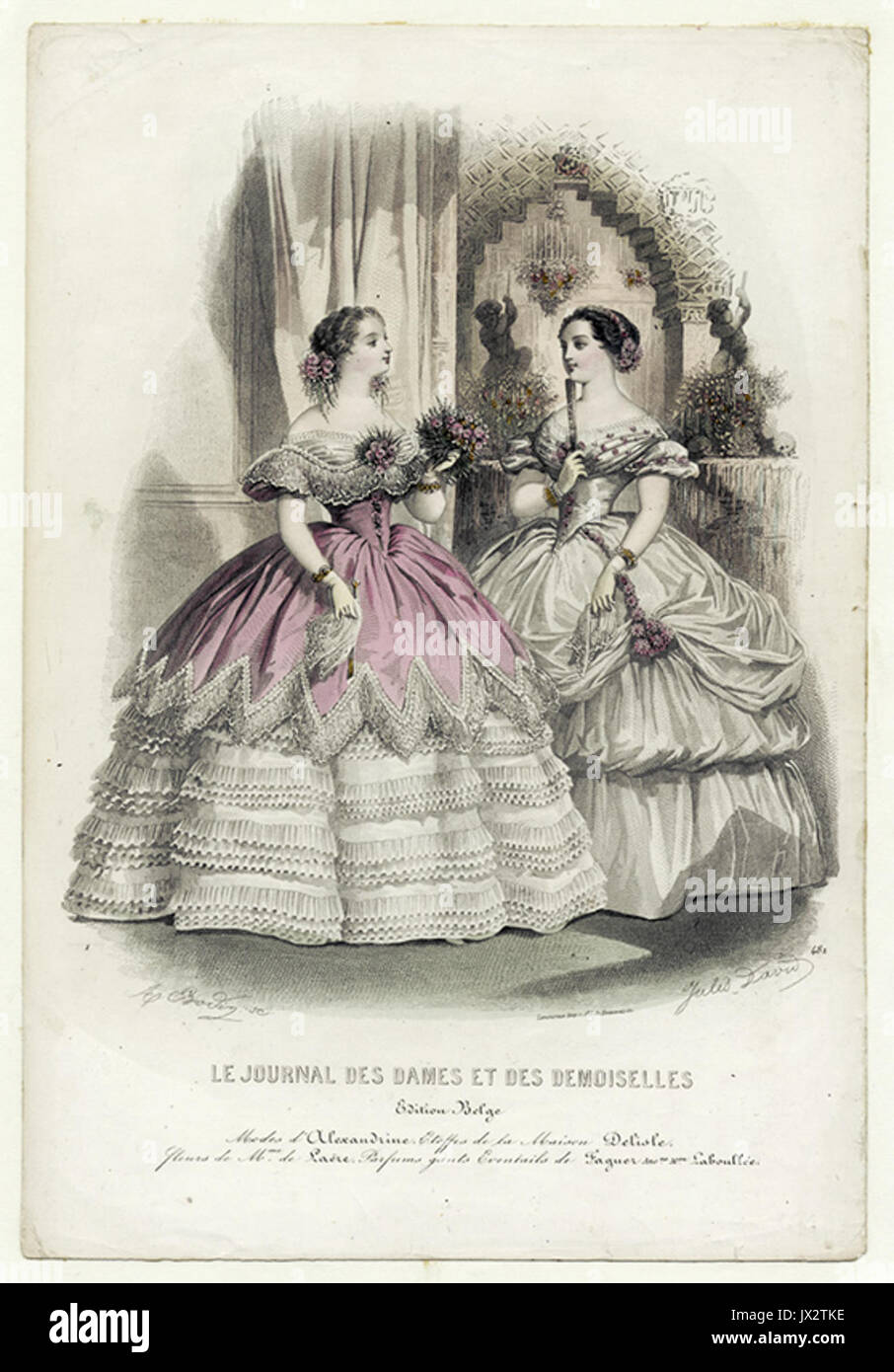 絵画 Le Journal des Dames et des Demoiselles Le Journal des Dames et des Demoiselles, 1853 | CanvasPrints.com