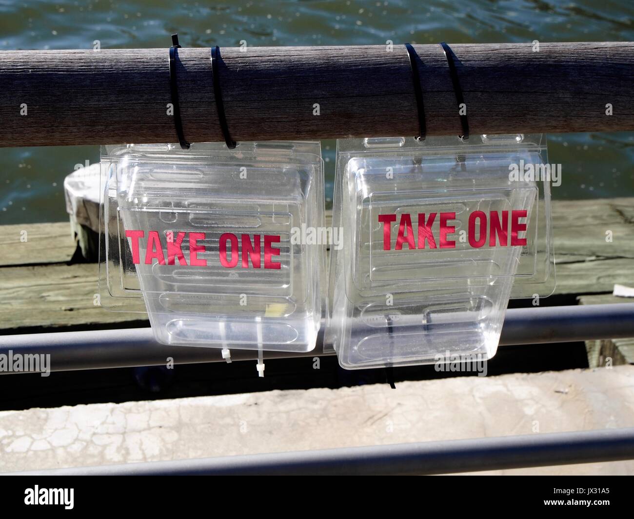 Two boxes take one Stock Photo - Alamy