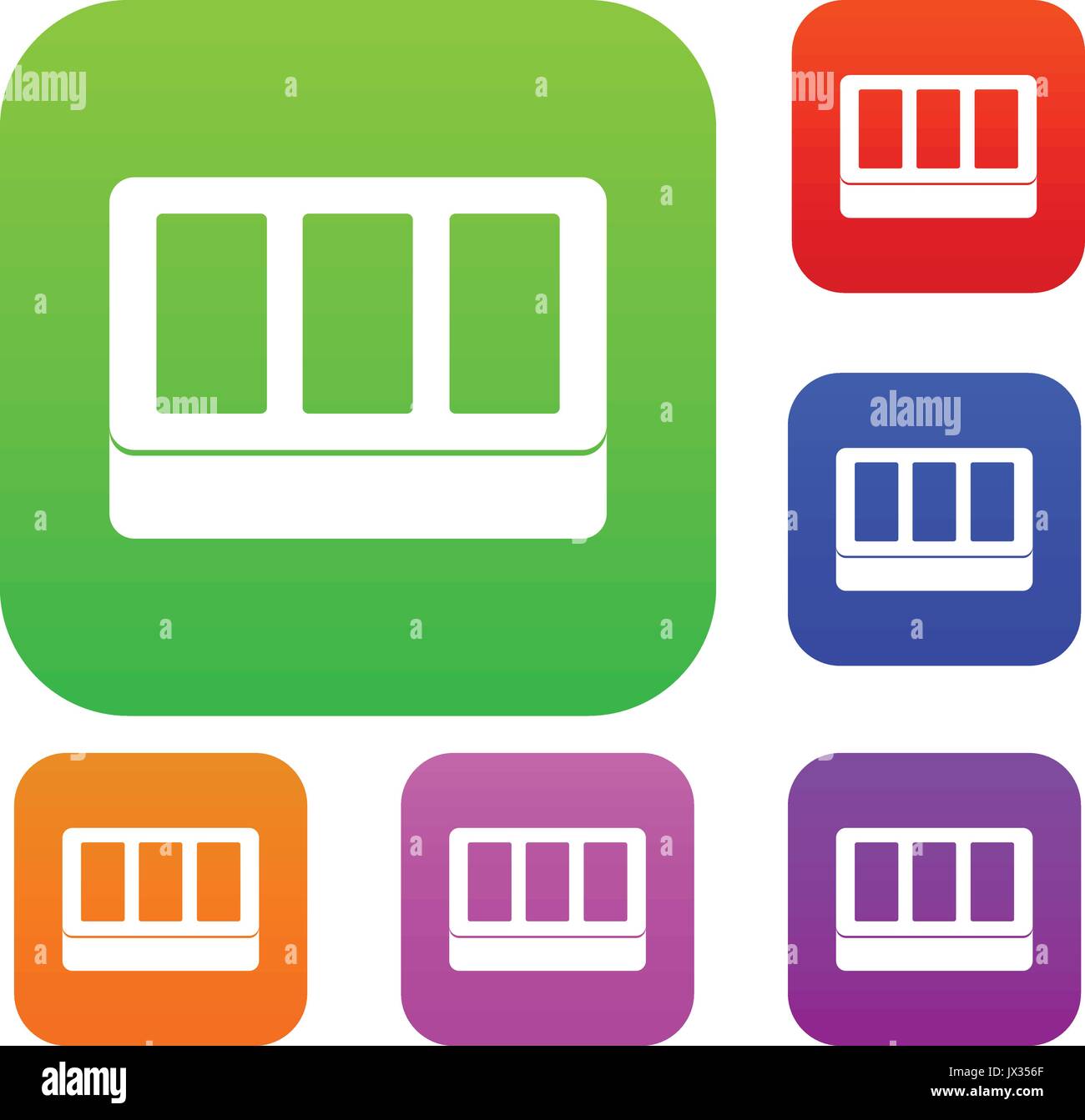 White window frame set collection Stock Vector Image & Art - Alamy