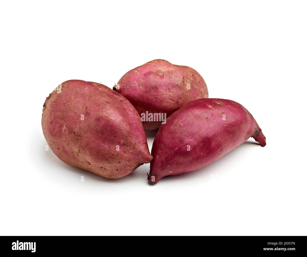 Red sweet potato kumera Stock Photo