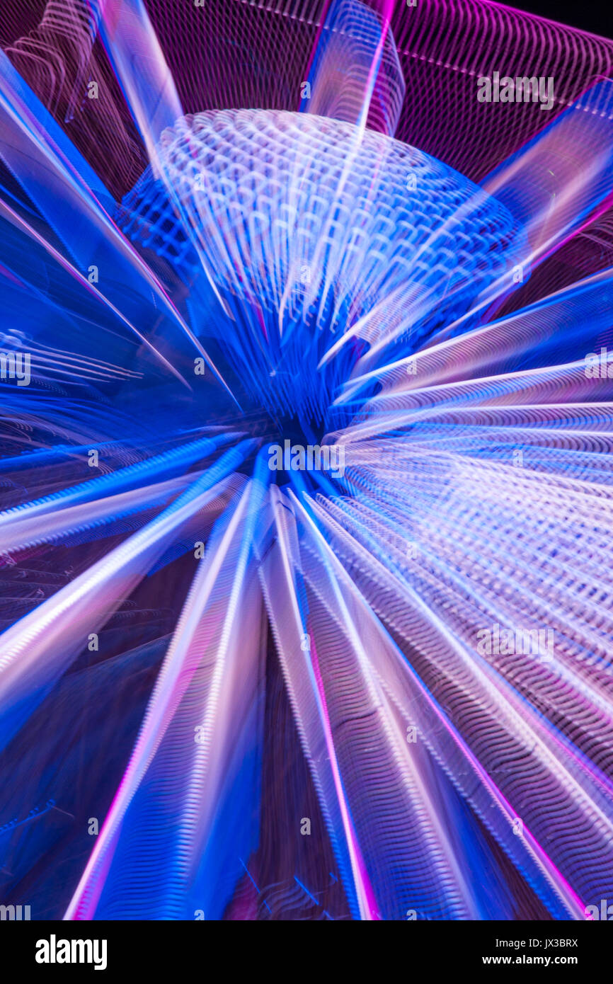 Abstract lights with motion blur (from a ferris wheel Stock Photo - Alamy