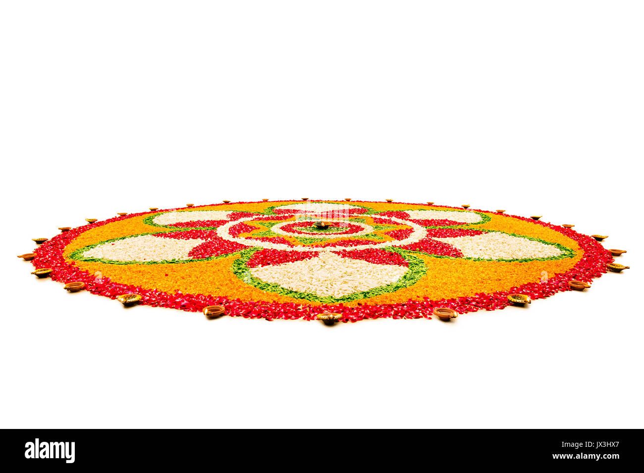 Flower Rangoli Designs For Diwali Indian Festival Stock Photo - Alamy