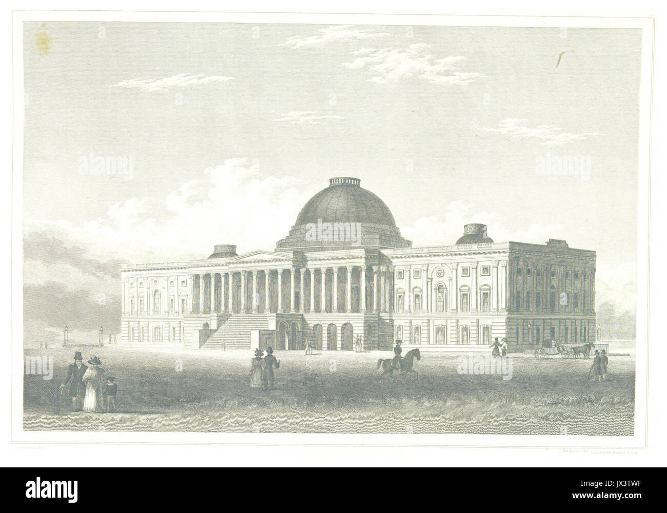 HINTON(1834) 1 355 Capitol of the United States, Washington Stock Photo