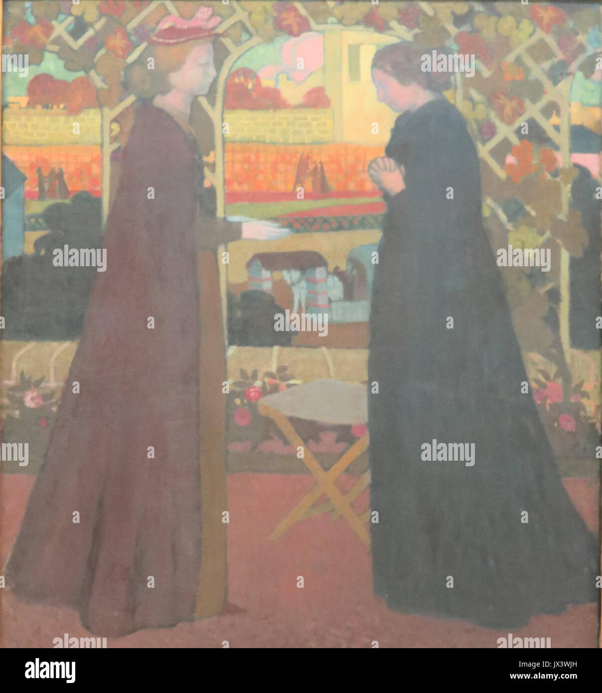 'The Visitation' by Maurice Denis, 1894, Hermitage Stock Photo
