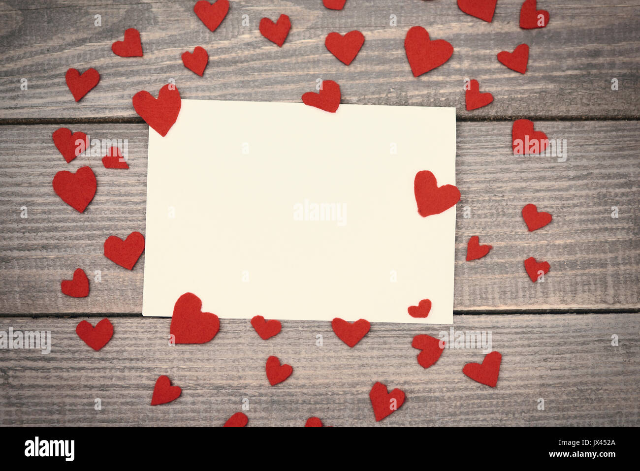 Letter full of real love Stock Photo