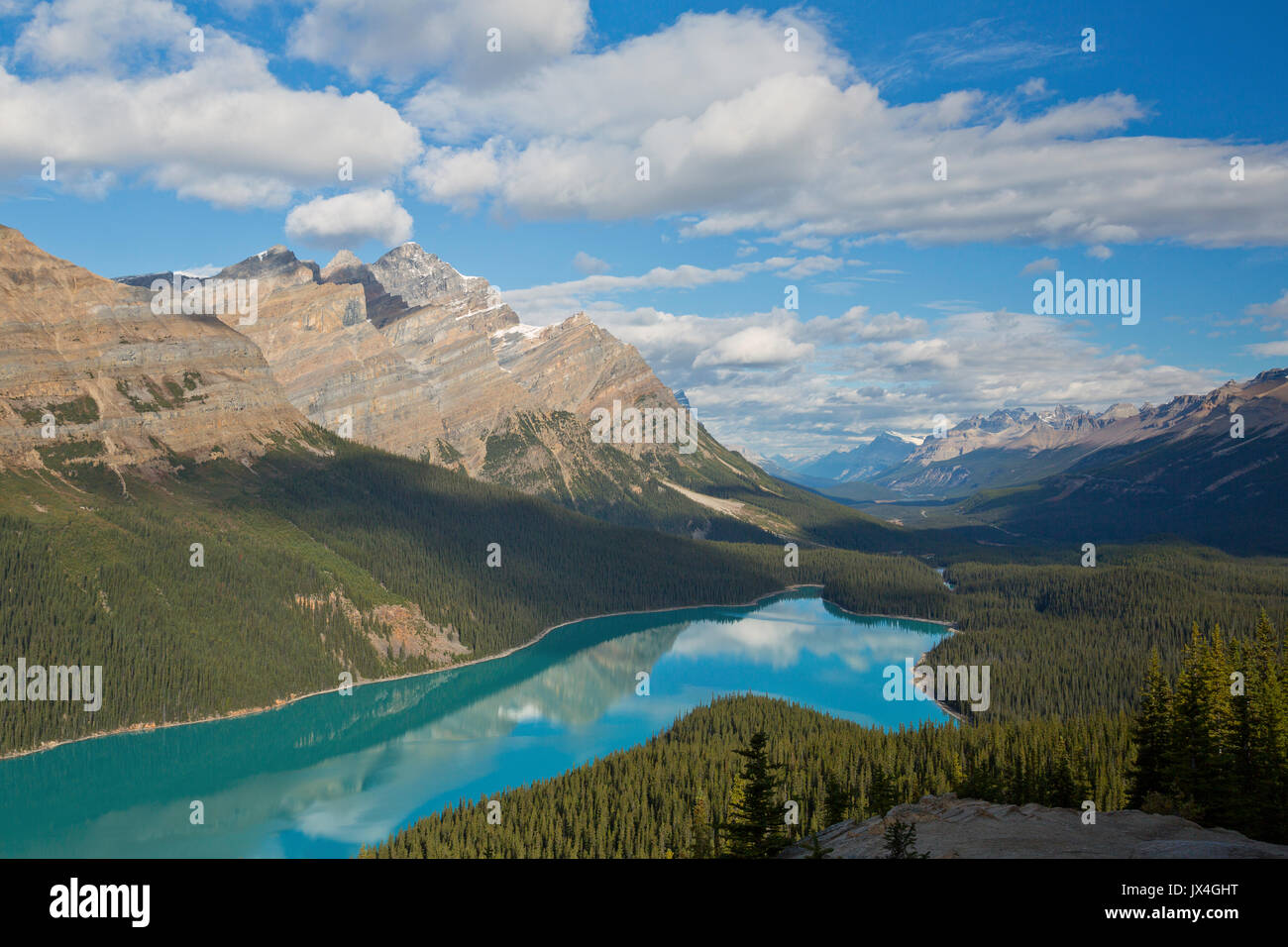 Peyto Lake in Banff National Park, Alberta, Canada Stock Photo - Alamy