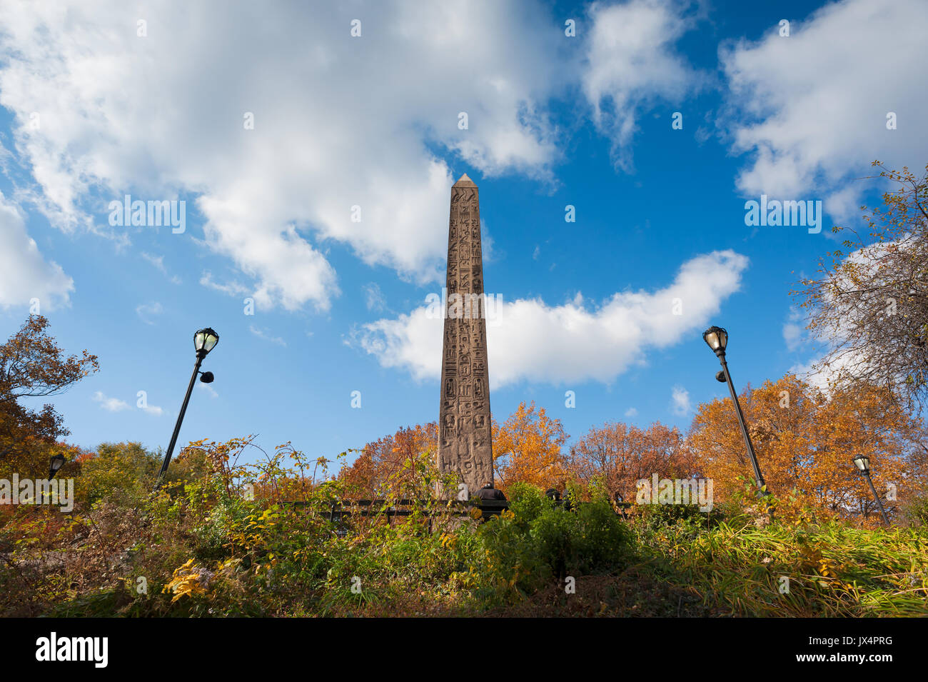 Obelisk in Central Park New York Stock Photo Alamy