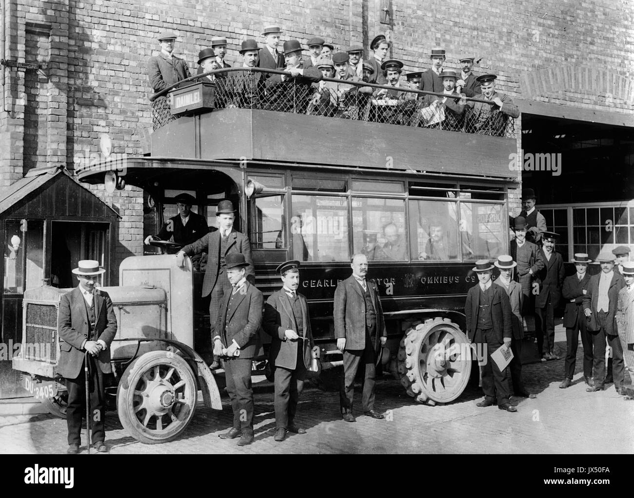 1906 Daimler experimental gearless bus Stock Photo