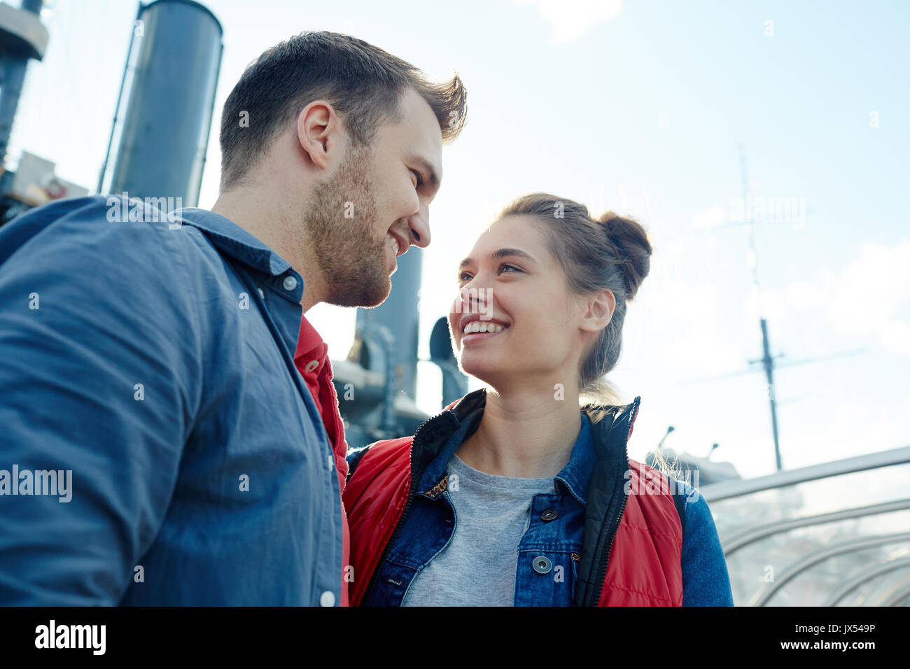 Romantic honeymoon Stock Photo