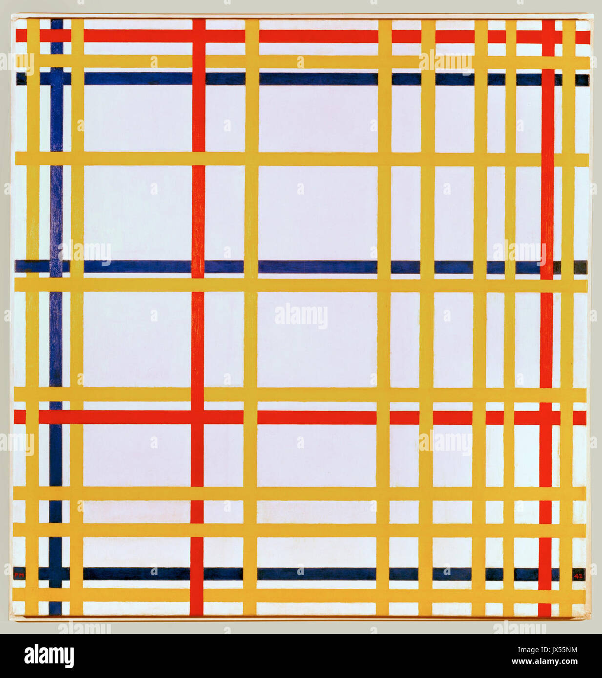 Piet Mondriaan 1942 New York City I Stock Photo Alamy