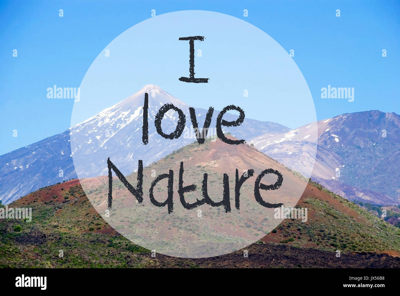 I love nature hi-res stock photography and images - Alamy