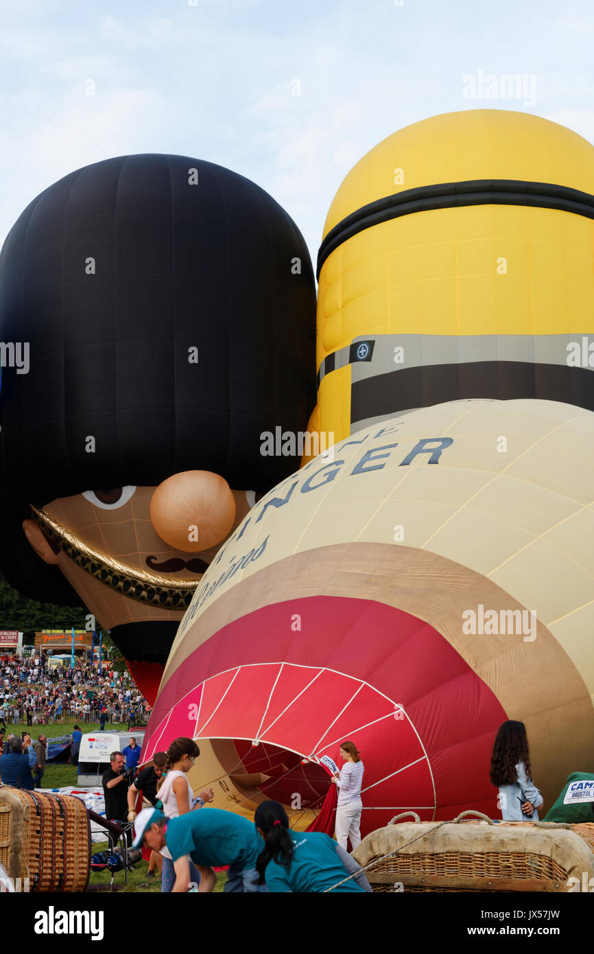 Bristol, UK. 13th August, 2017. Bristol International Balloon Fiesta