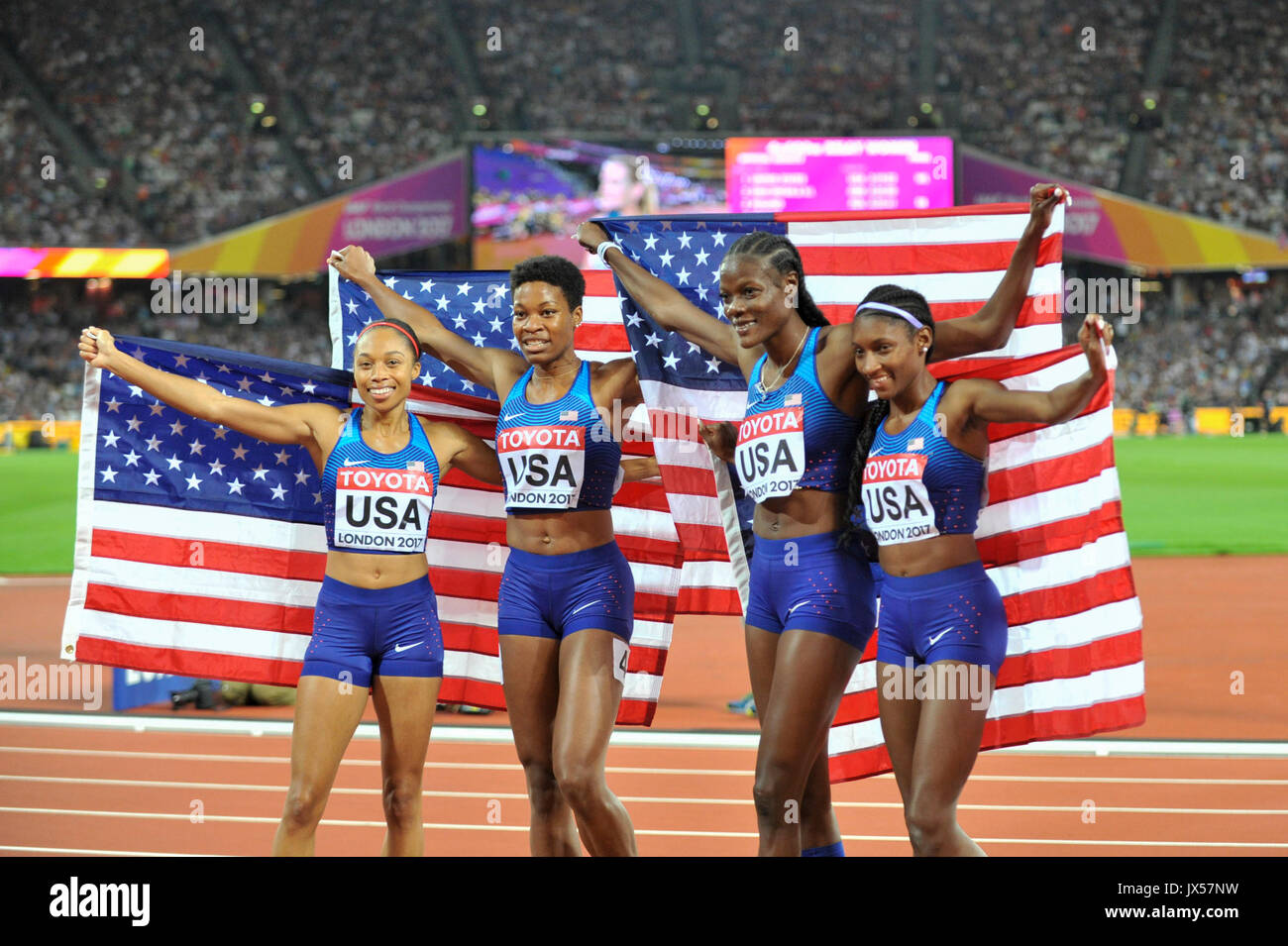 4 x 400m relay hires stock photography and images Alamy