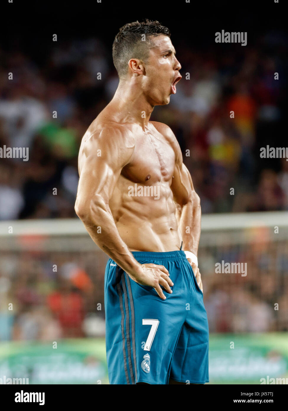 Cristiano Ronaldo shirtless at every World Cup stadium — in one