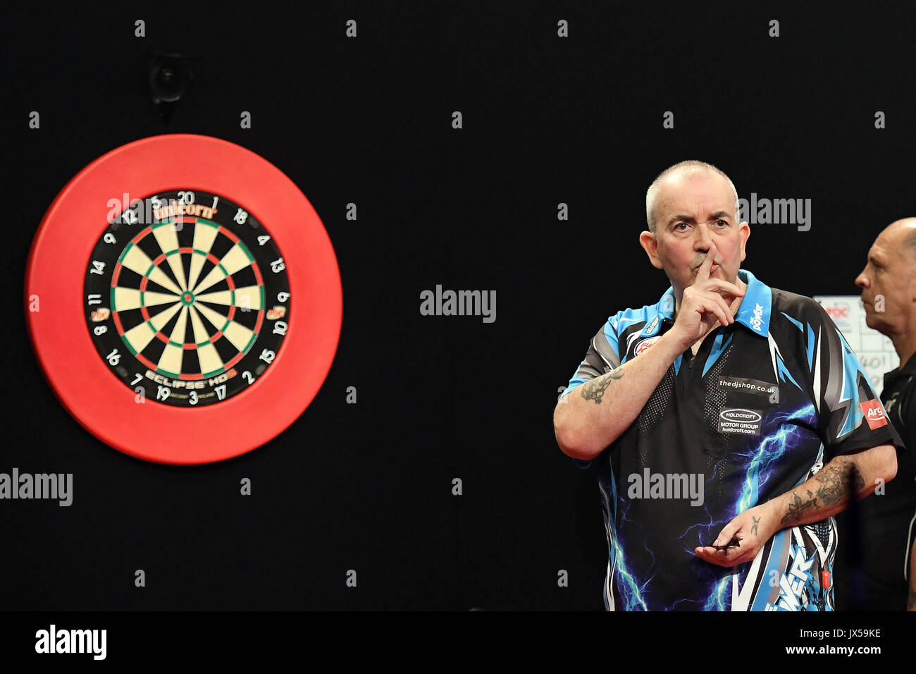 August 13th 2017, Auckland, New Zealand; Darts Legend Phil Taylor