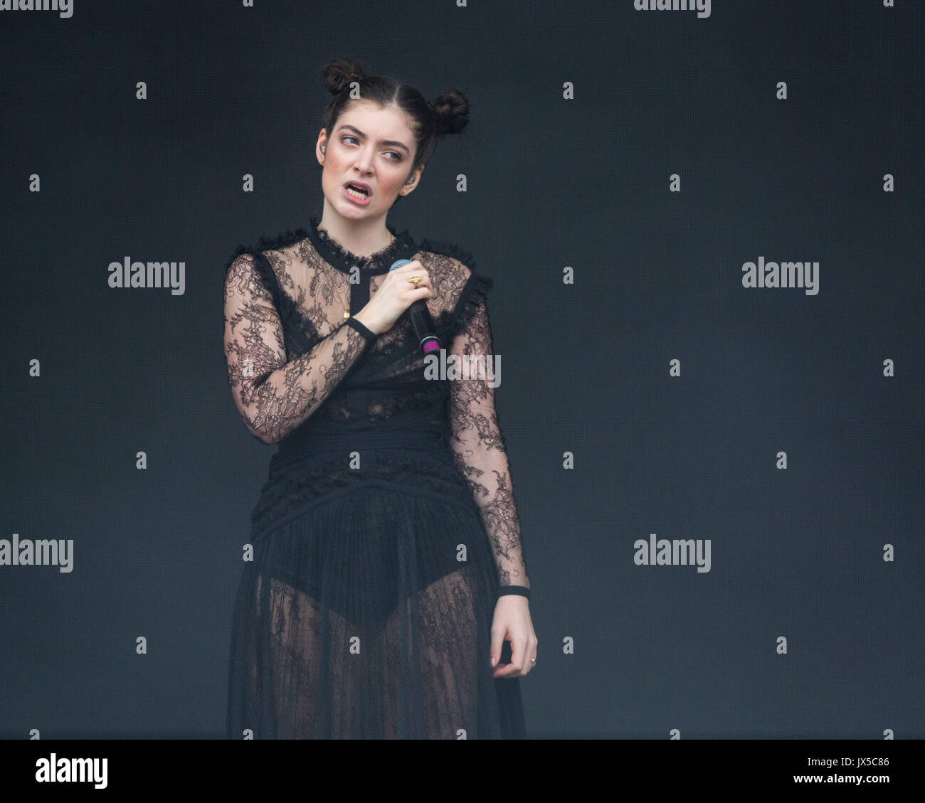 San Francisco, California, USA. 13th Aug, 2017. LORDE (ELLA MARIJA LANI ...