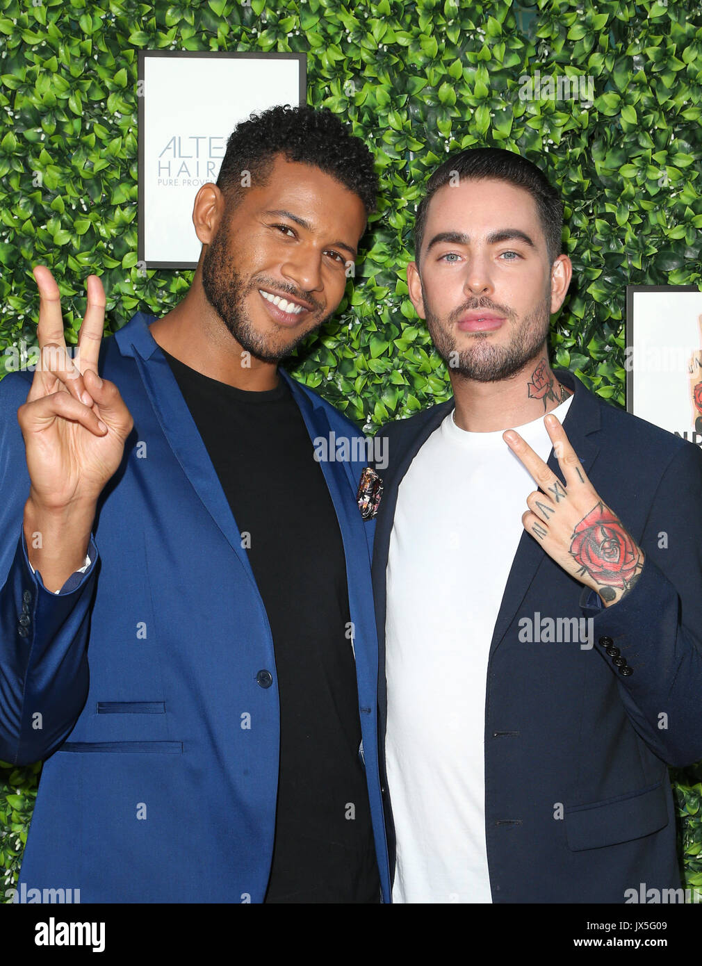 Los Angeles, Ca, USA. 14th Aug, 2017. Jeffrey BowyerChapman, Andrew Fitzsimon, at the launch of