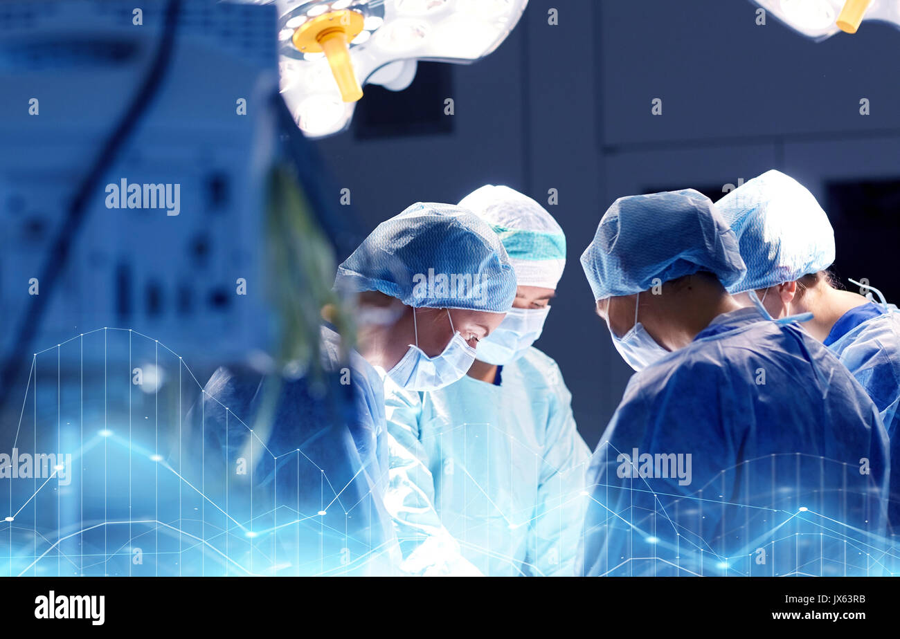 group of surgeons in operating room at hospital Stock Photo - Alamy