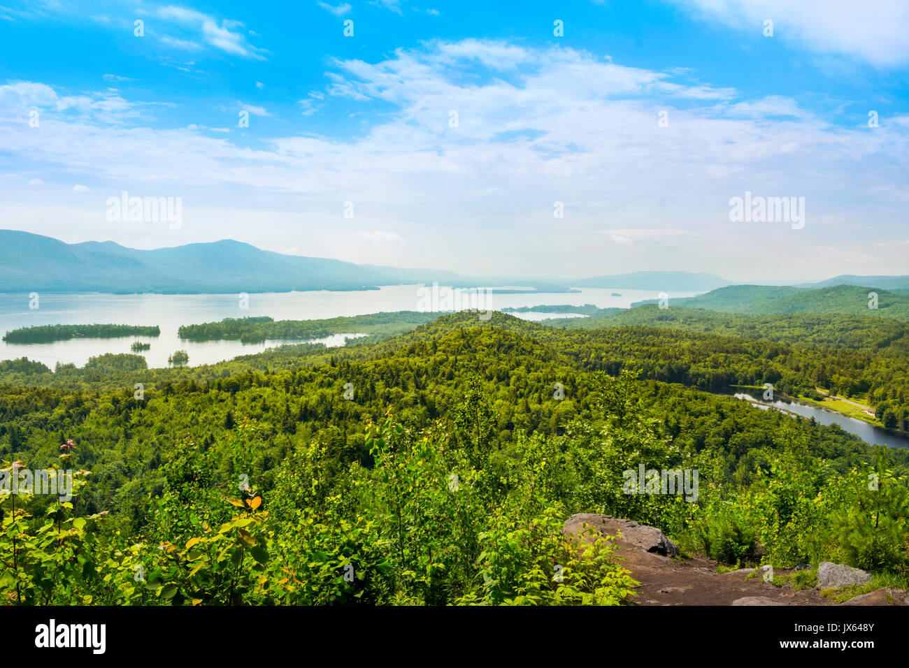 Lake scenic view from Bolton Landing Warren County Lake