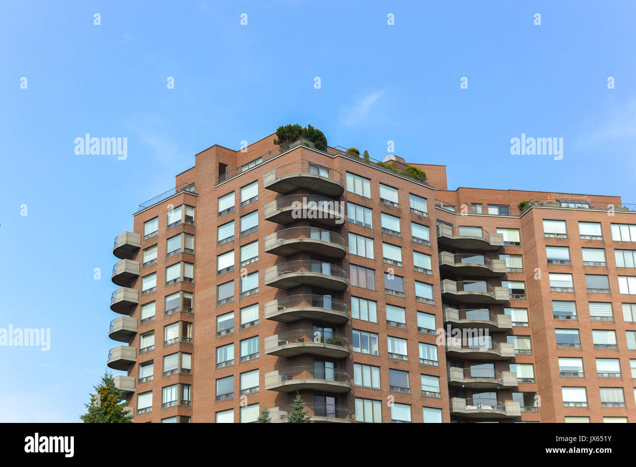 Modern condo buildings in downtown Montreal, Canada Stock Photo Alamy
