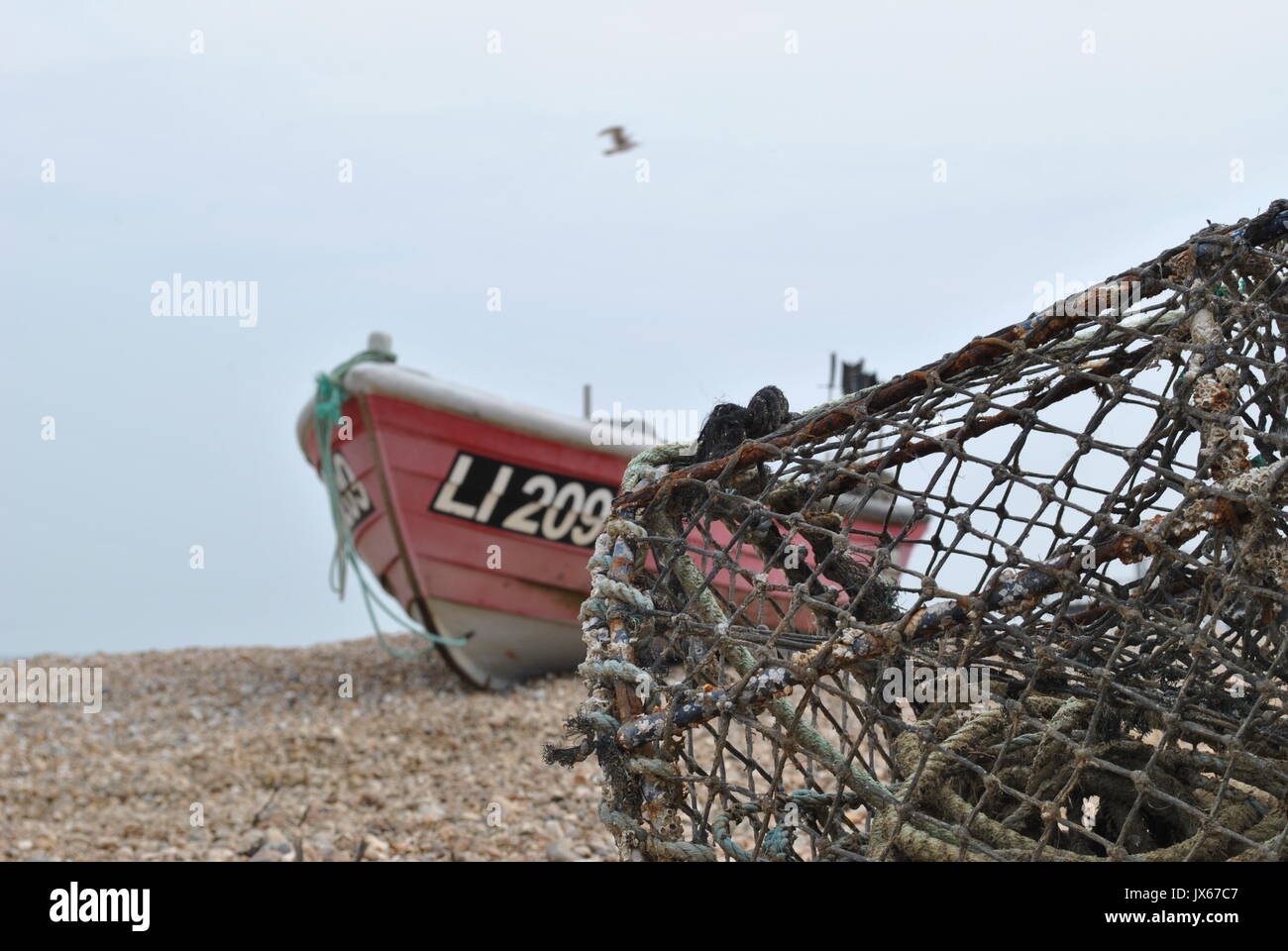 Uk South Coast Crab fishing Stock Photo - Alamy