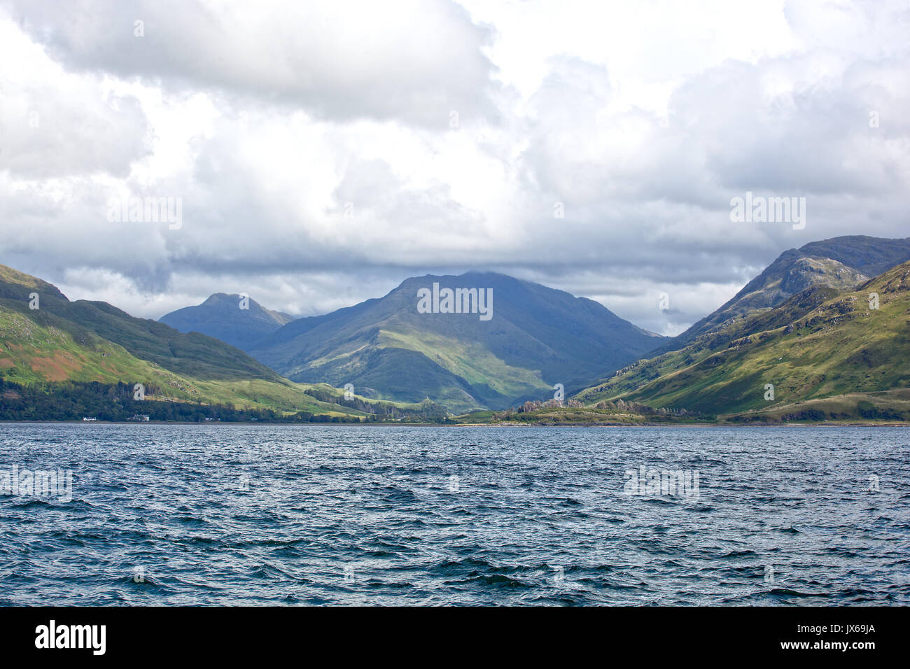 Mallaig Ferry Crossing to The Olde Forge, Inverurie, Scotland Stock Photo