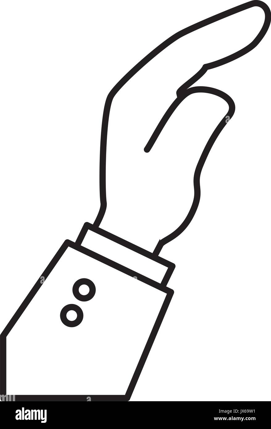 Hand asking isolated icon vector illustration design Stock Vector Image ...