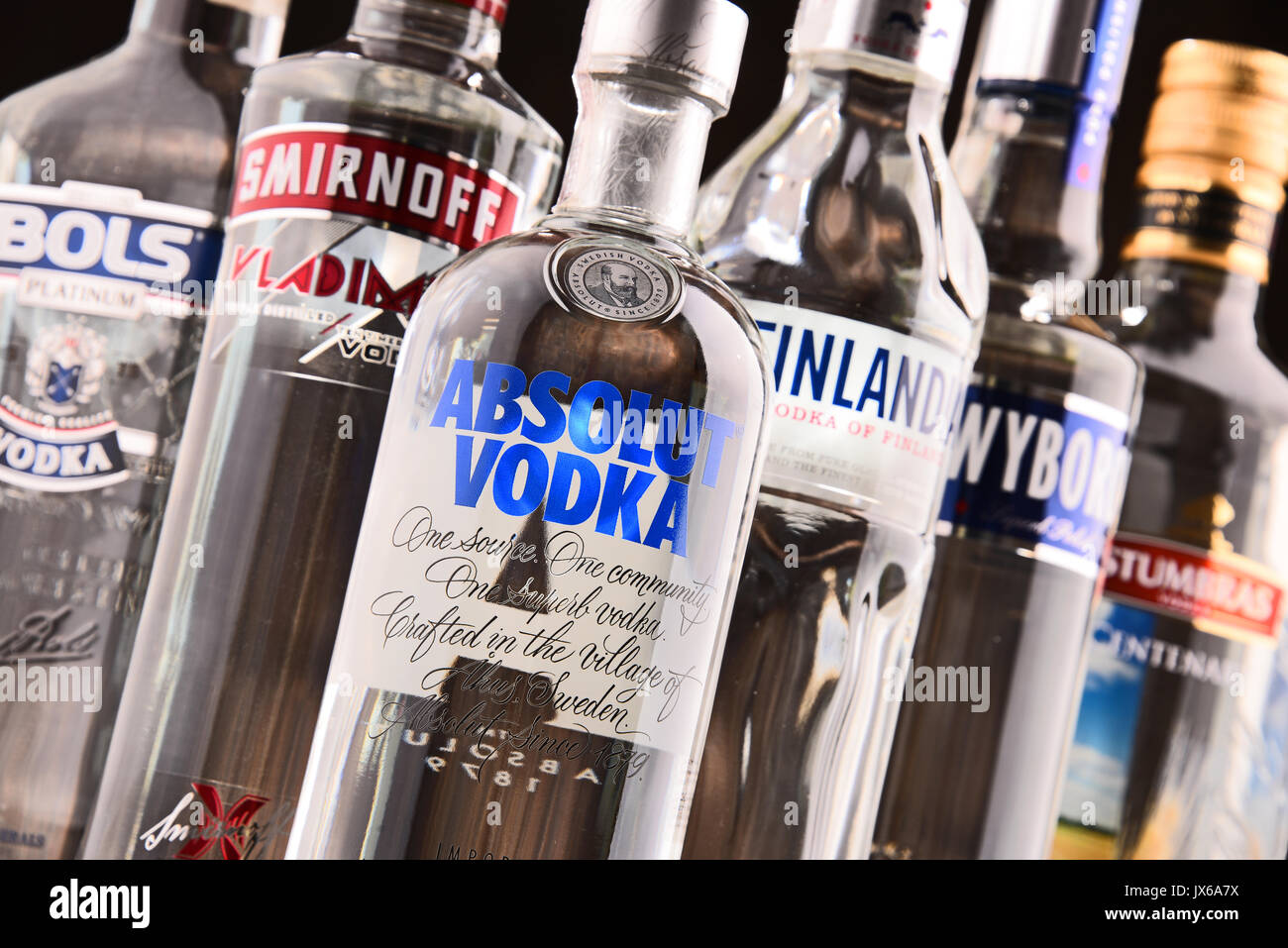 POZNAN, POLAND MAY 31, 2017 Vodka is the world’s largest