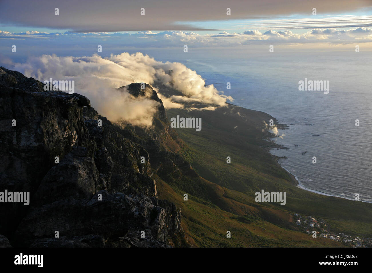 Table Mountain, Cape Town, South Africa Stock Photo